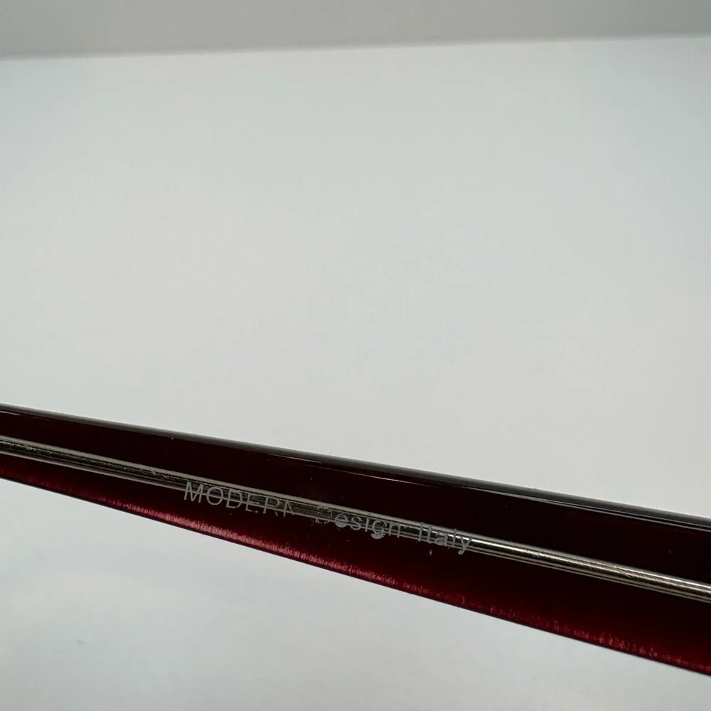 MODERN AGREE BURGUNDY EYEGLASSES‎ 52•16•140